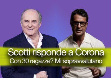 Scotti risponde Corona Fake