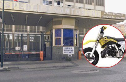 incidente mini moto miano santobono