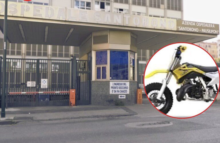 incidente mini moto miano santobono