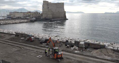 lavori restyling lungomare napoli