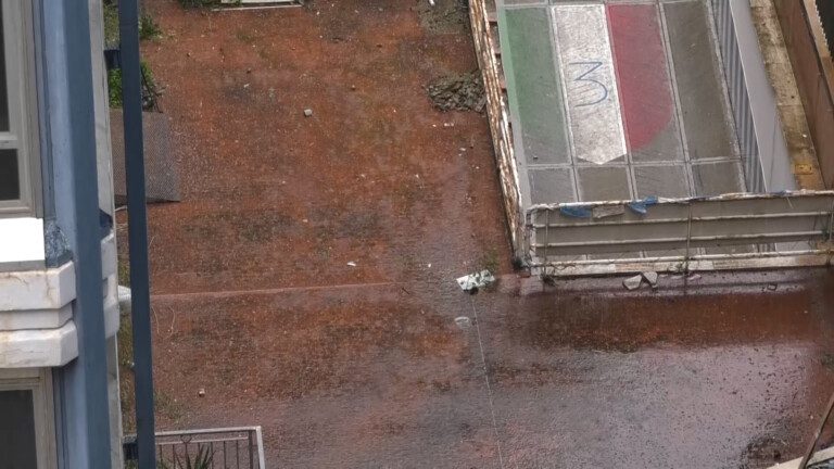 maltempo campania grandine vento