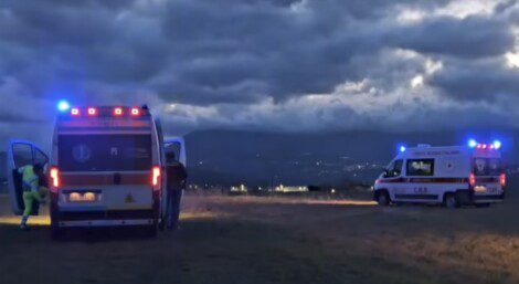 pilota ferito elicottero benevento