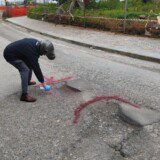 Buche strada Napoli attanasio