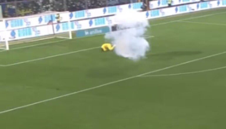 Petardo Audero rischia Inter