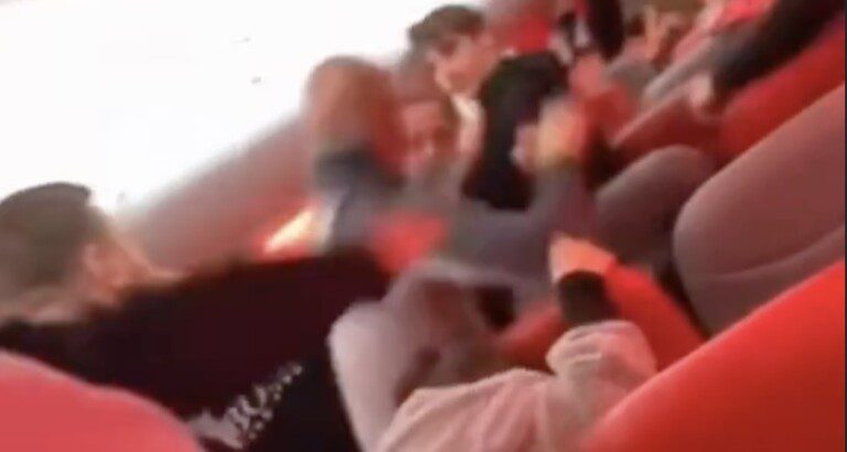 Rissa volo video emergenza