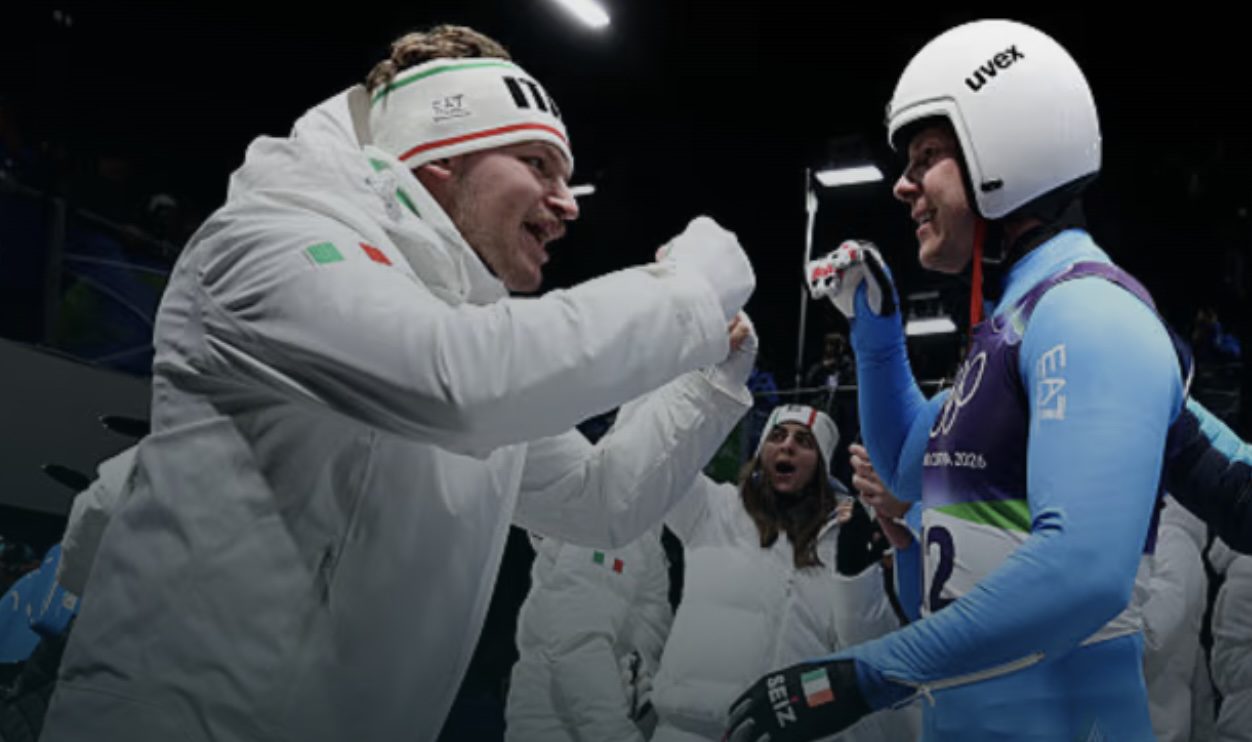 Slittino trionfo oro azzurro