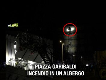incendio hotel Piazza Garibaldi