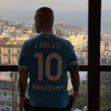 Balvin Napoli maglia azzurra
