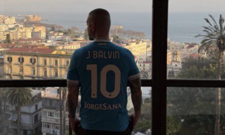 Balvin Napoli maglia azzurra