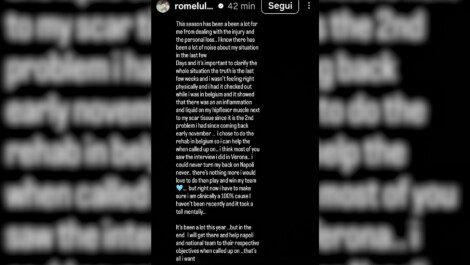 lukaku infortunio storia instagram