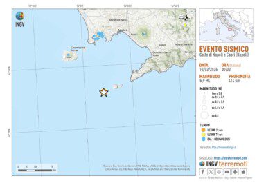 terremoto ingv 5.9 magnitudo capri golfo
