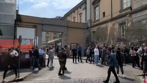 ALLARME BOMBA TRIBUNALE NAPOLI NORD