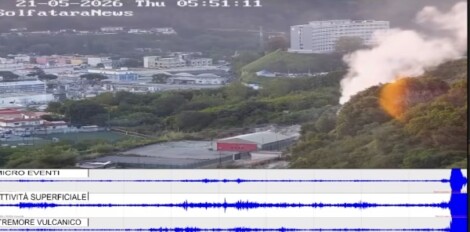 video solfatara terremoto campi flegrei