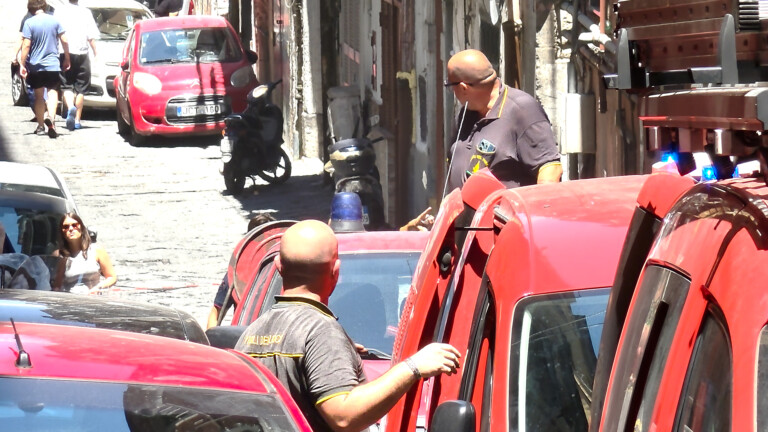 Incendio Quartieri Spagnoli Napoli
