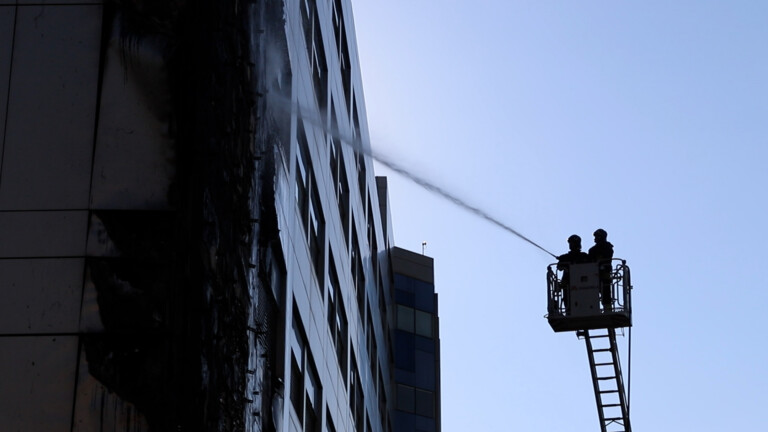 Ospedale del mare incendio
