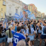 Napoli tifosi Argentina festa