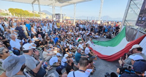 America's Cup Napoli festa