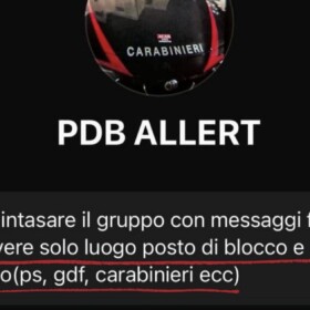 chat posti di blocco pusher droga whatsapp carabinieri