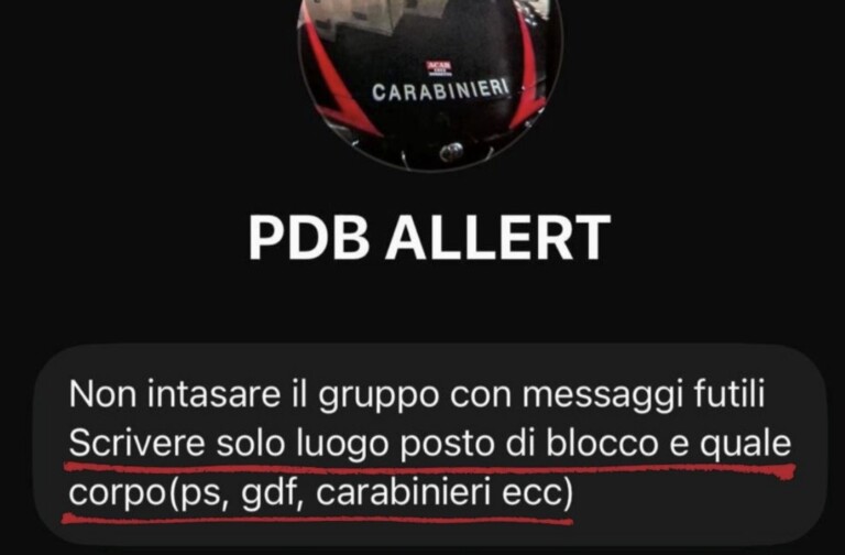chat posti di blocco pusher droga whatsapp carabinieri