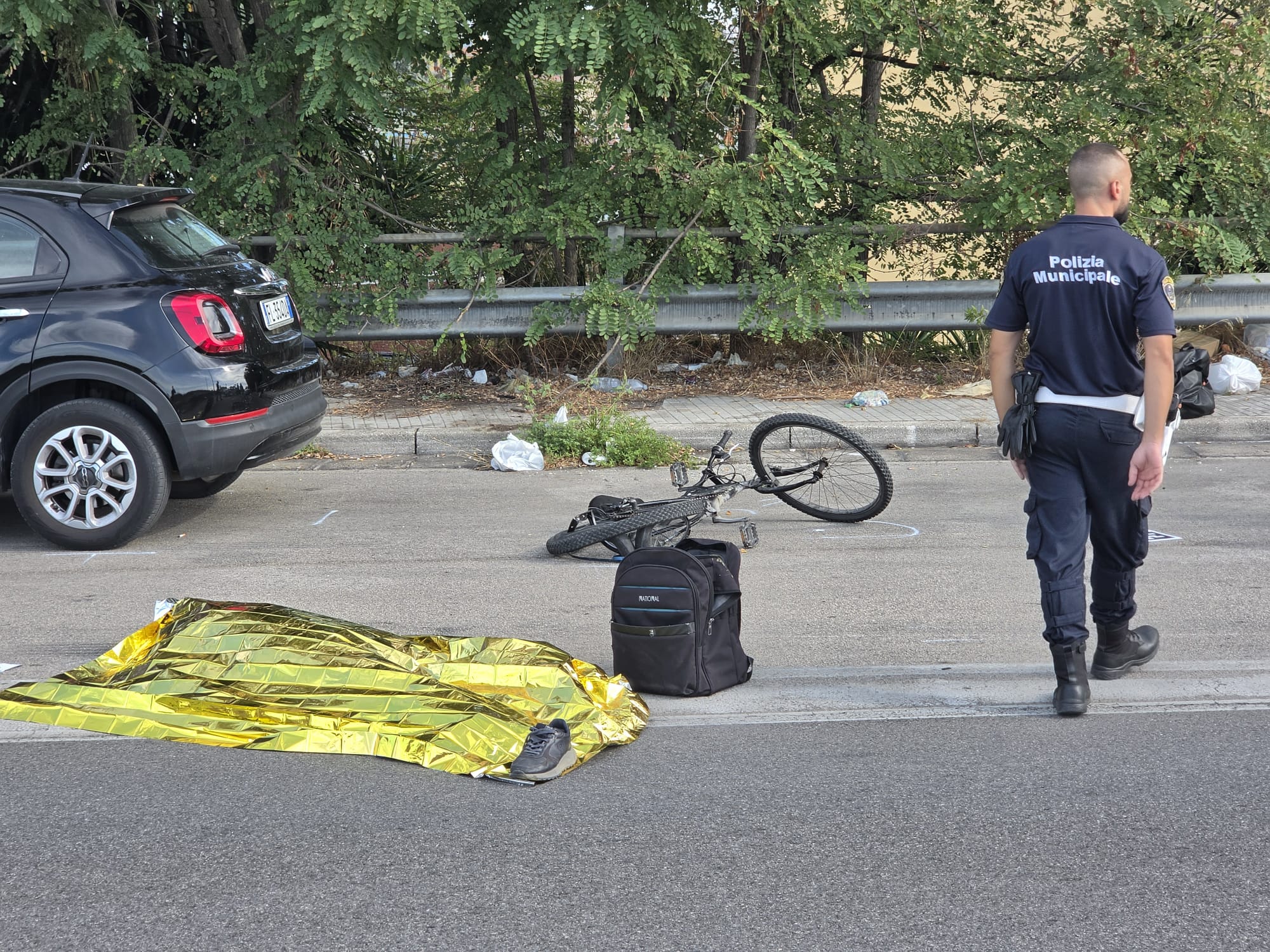ciclista investito ucciso napoli omicidio stradale